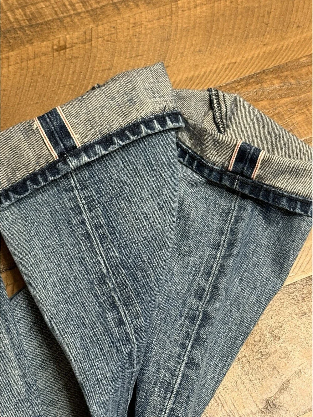 Banana Republic Selvedge Button Fly Distressed Denim Jeans 31x30